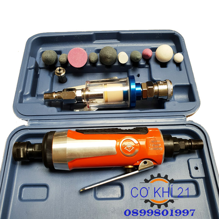 Bộ Máy Mài, Máy Mài Hơi Cầm Tay Lionking Chính Hãng Tặng Đầu Lọc Khí