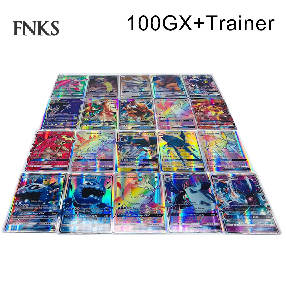 Bộ 100 Thẻ bài Pokemon độc đáo