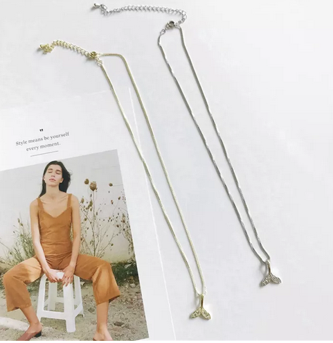 Dây chuyền hình đuôi cá thời trang cho nữ - Mã 14