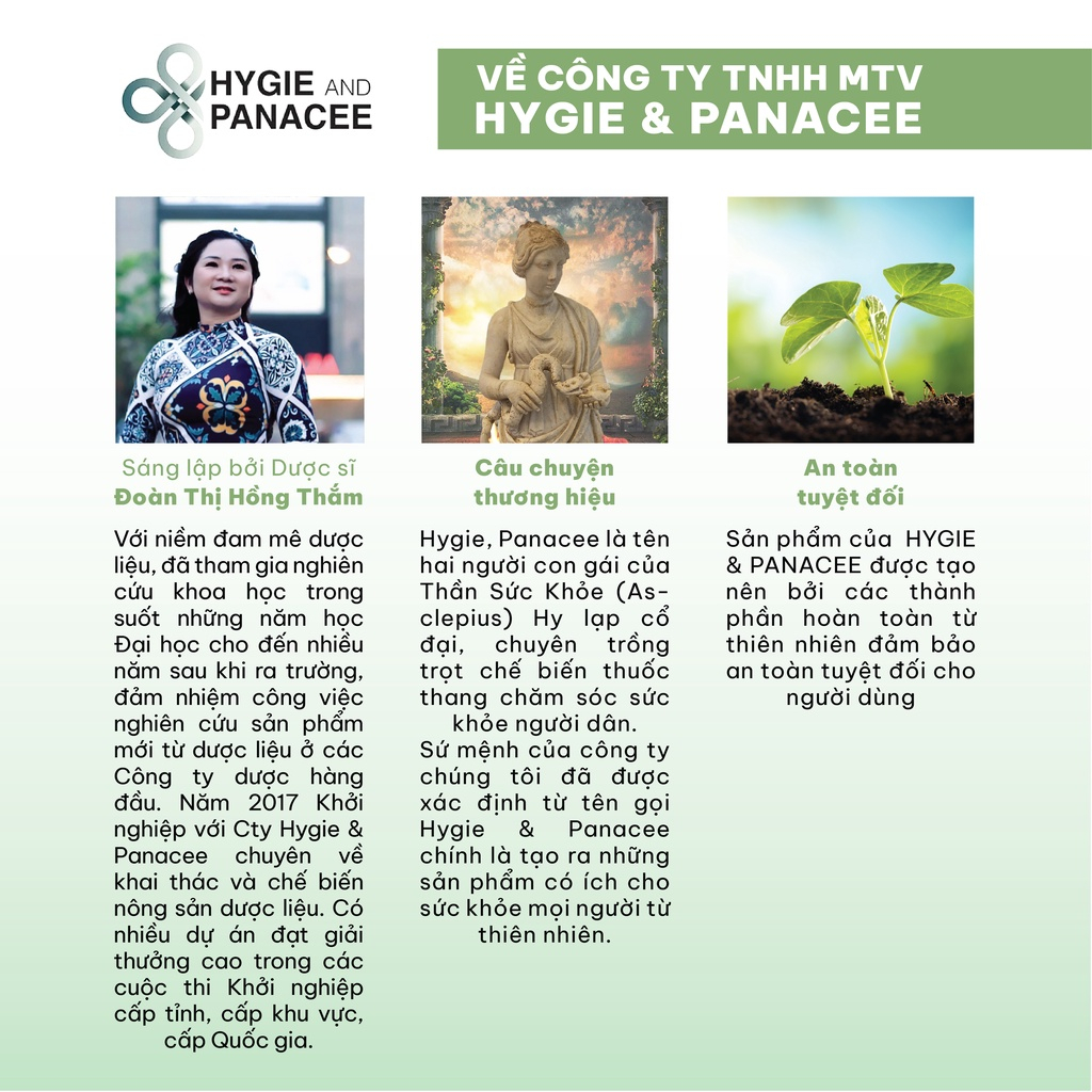 Tinh Dầu Thảo Mộc HYGIE & PANACEE