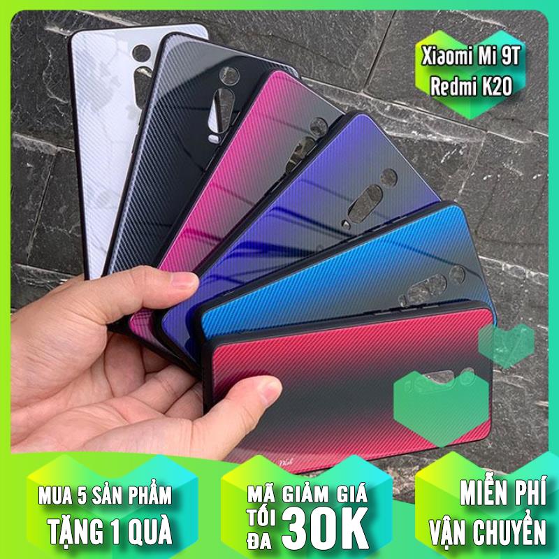 Ốp lưng cho Xiaomi Mi 9T / Redmi K20 Vân Gương 2 màu, viền nhựa TPU dẻo đen