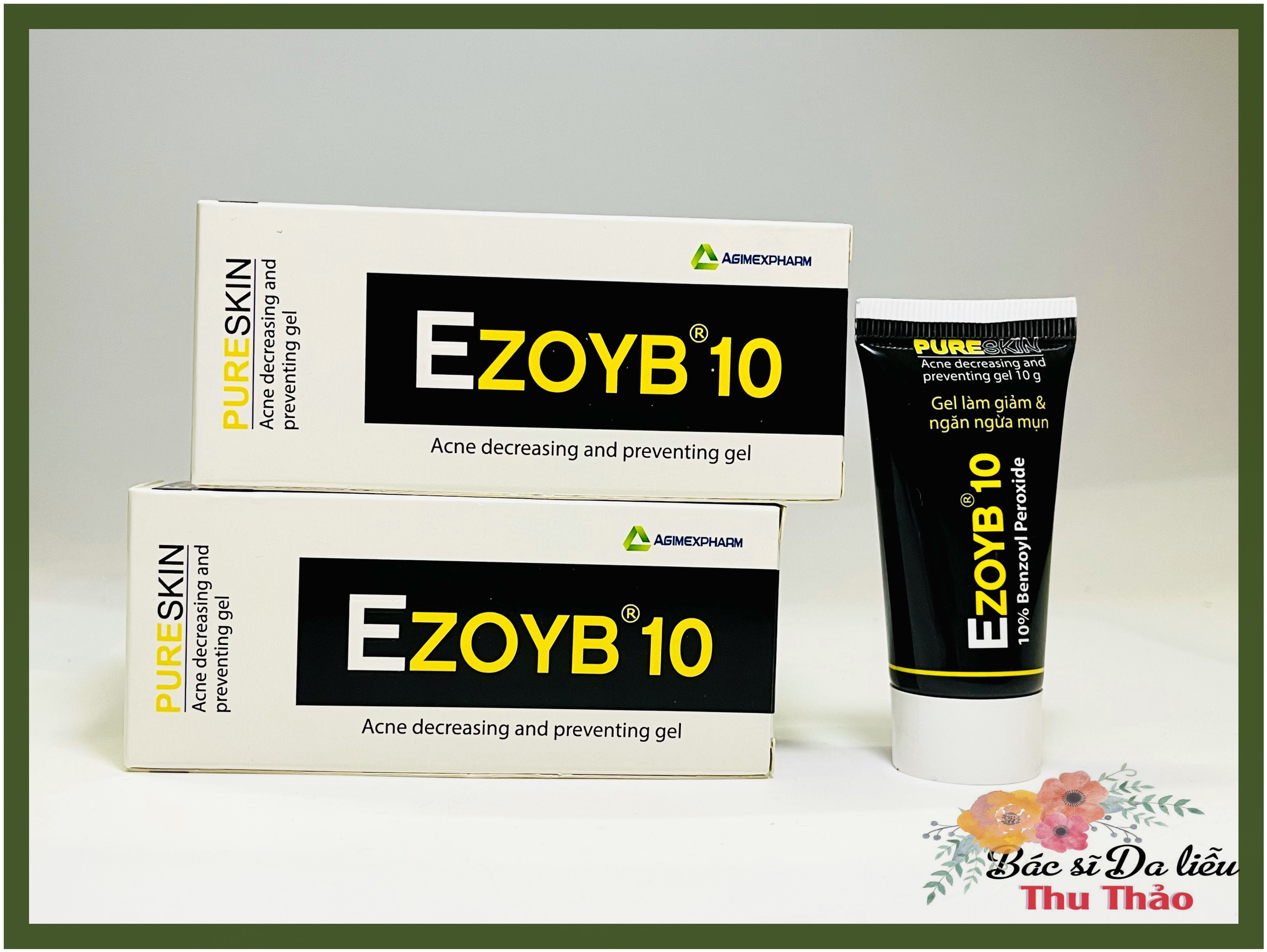 [HCM][10g] GEL GIẢM MỤN EZOYB 10 ( BENZOYL PEROXIDE - BPO 10%)