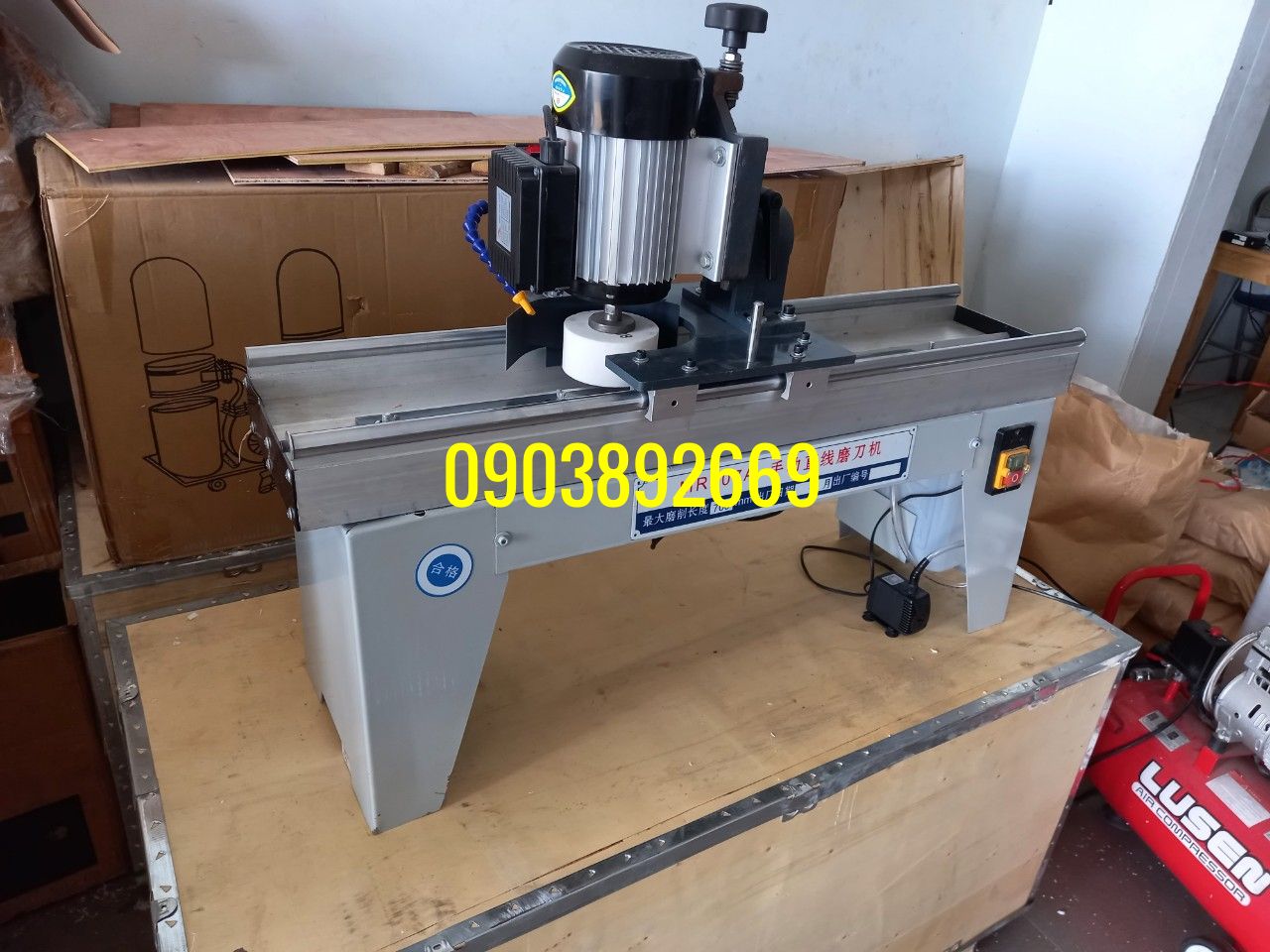 [HCM]máy mài lưỡi bào gỗ MR207