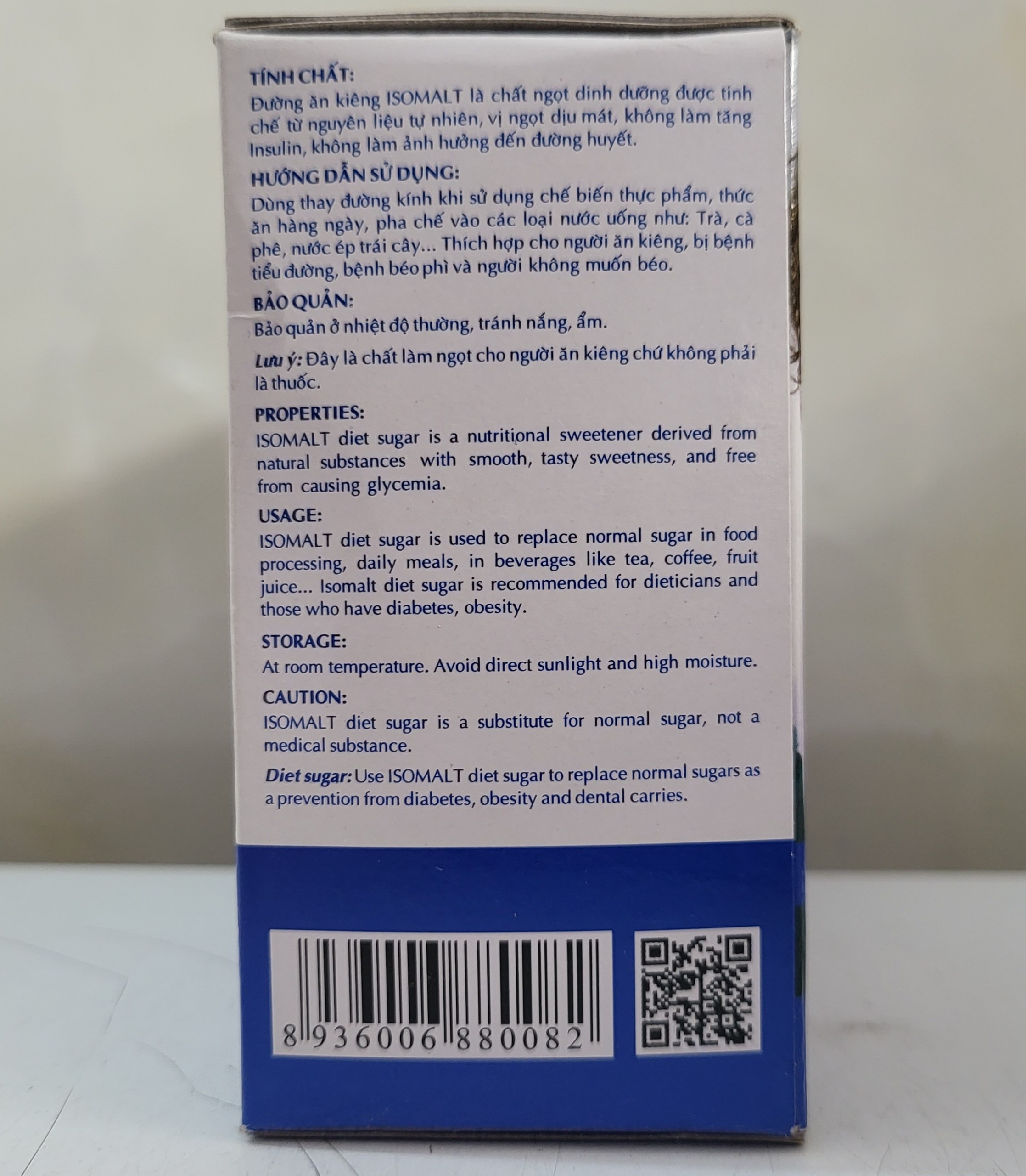 [Hộp 175g (35 gói)] ĐƯỜNG ĂN KIÊNG [VN] VIKYBOMI isomalt Diet Sugar