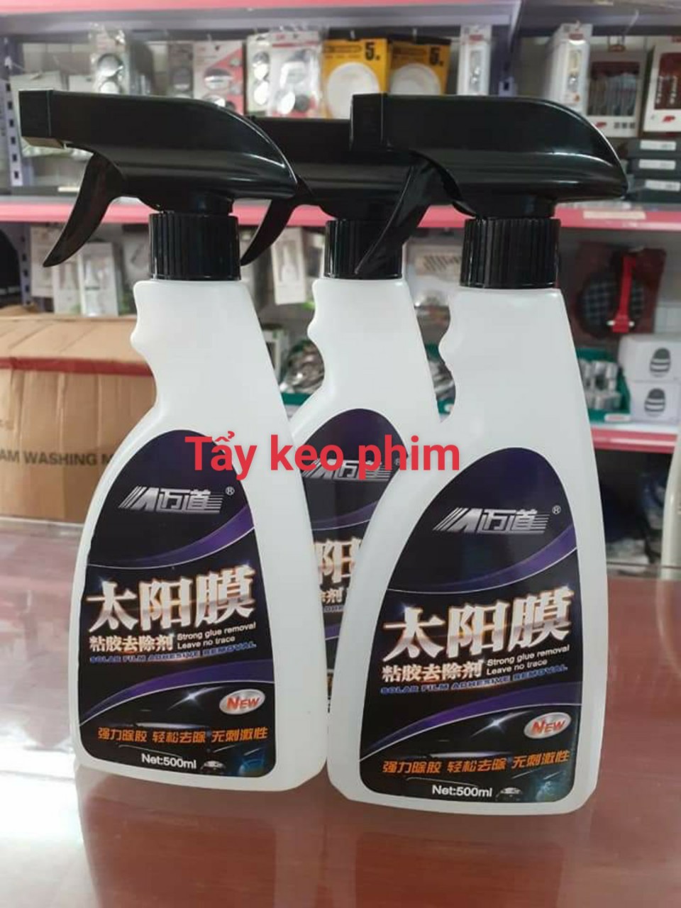 dung dịch tẩy keo phin cách nhiệt ô tô