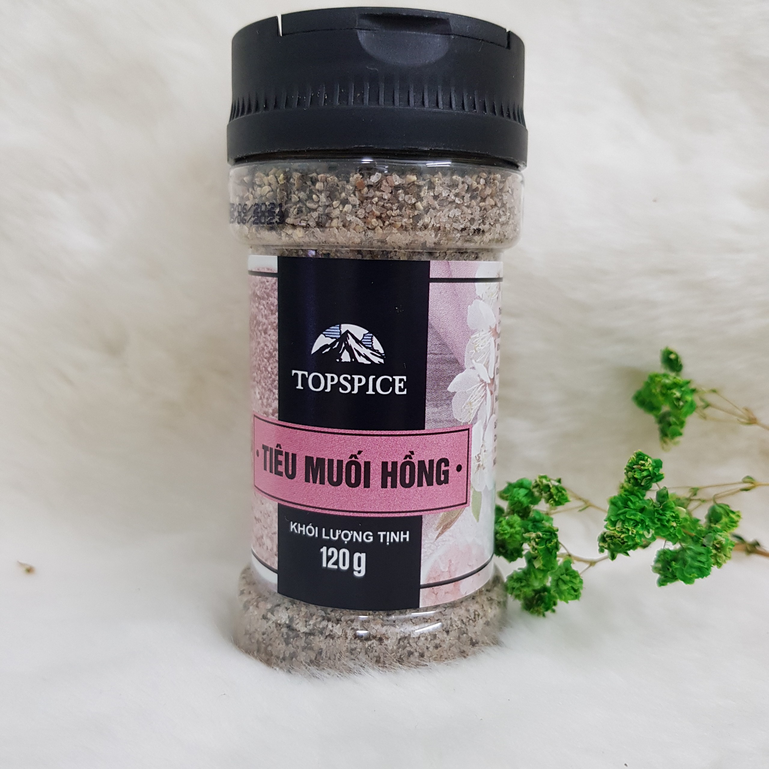 Chai tiêu muối hồng xay, 120g