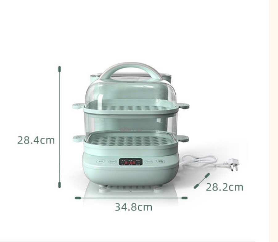 Nồi Hấp Điện Hai Tầng Bear DZG-C60K1
