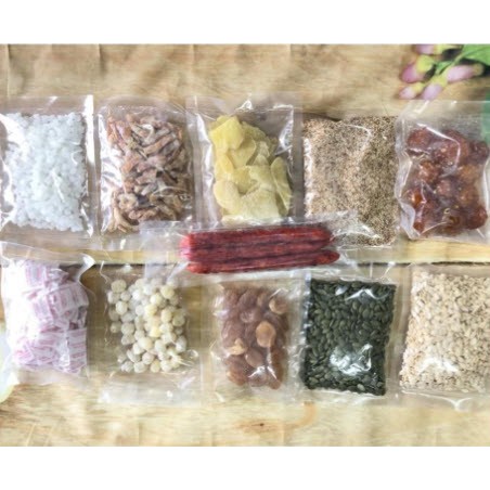 [HCM]Set 11 Món Làm Bánh Nướng Trung Thu Thập Cẩm -Nguyên Liệu Làm Bánh Trung Thu