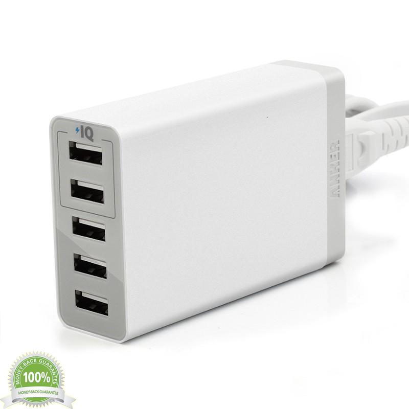[HCM]Adapter sạc Anker Powerport Lite 5 cổng USB - A2134