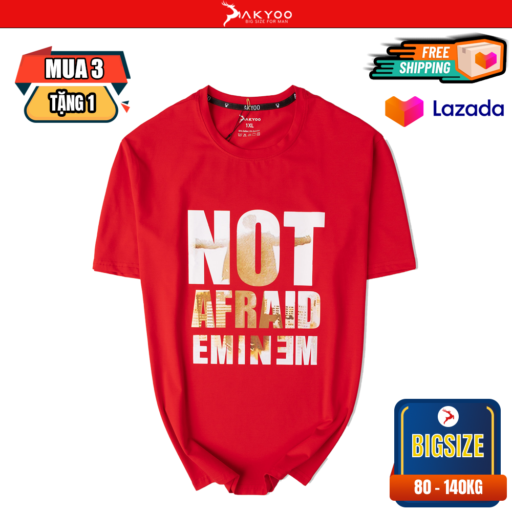 Áo Thun Đỏ Họa Tiết Chữ Năng Động&hellip;