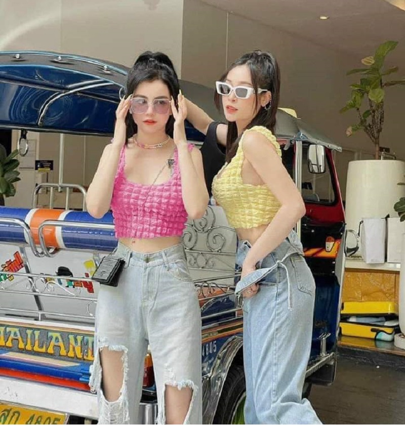 Áo Xốp Croptop Thun Co Dãn - BT Fashion