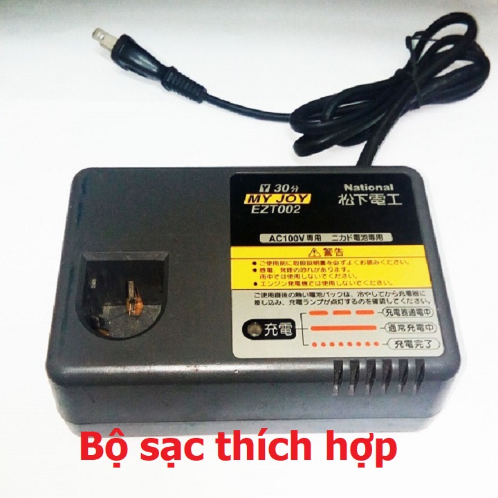 Gói cell pin mới Ni-Cd 12v 1500mAh - National