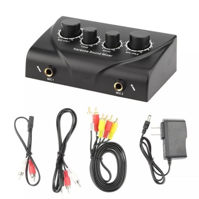 ĐẦU HÁT KARAOKE KỸ THUẬT SỐ MINI DI ĐỘNG ÂM THANH HỆ THỐNG MÁY TRỘN TIẾNG VANG CỰC CHẤT