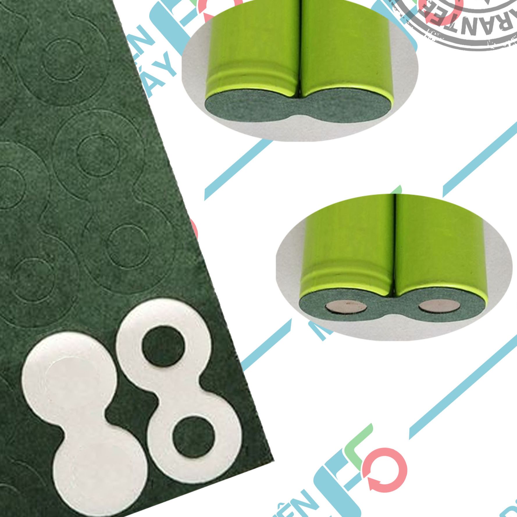 DMF5 Miếng dán cách điện 2 cell 18650