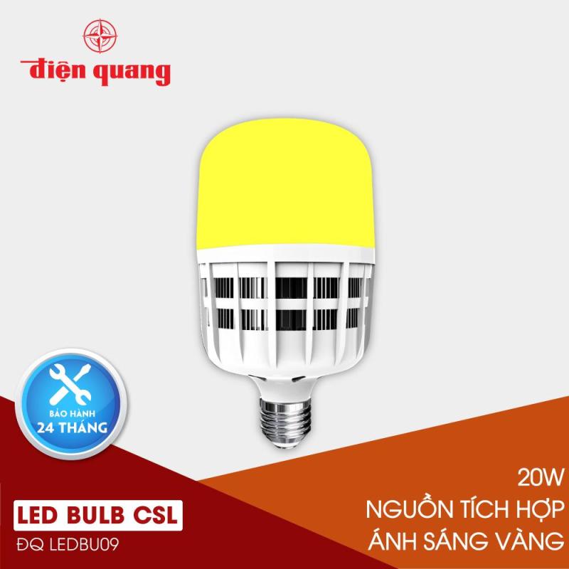 Đèn LED Bulb Công Suất Lớn Điện Quang ĐQ LEDBU09 20727 (20W Warmwhite, Nguồn Tích Hợp)