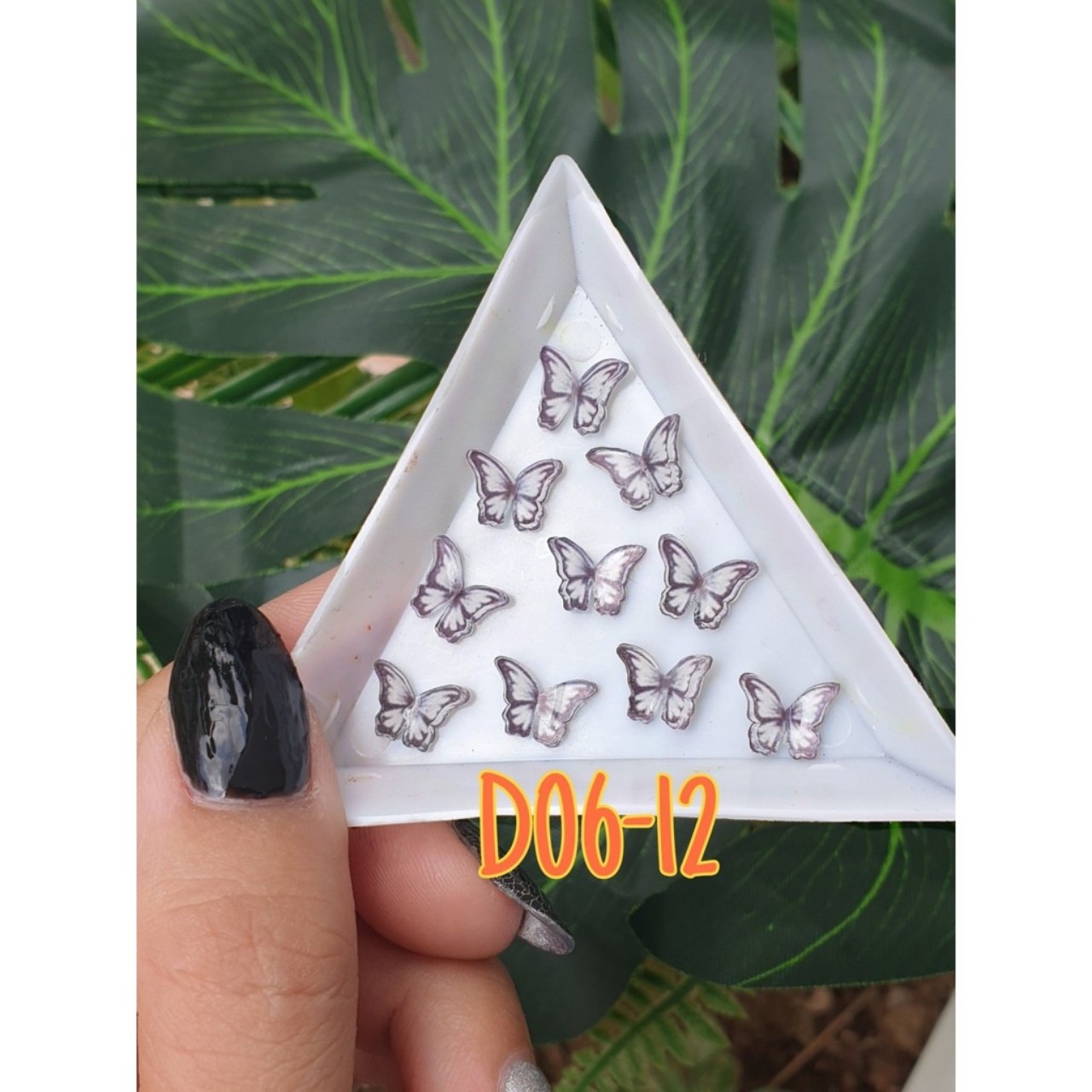 Set bướm pha lê đính móng 10c - BYH075