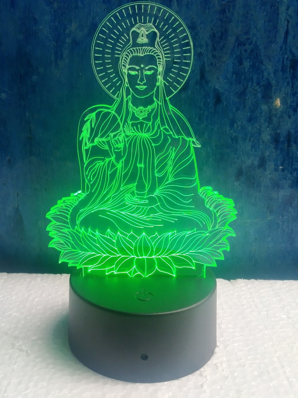 Đèn thờ phật, đèn thờ 3d hình Phật,