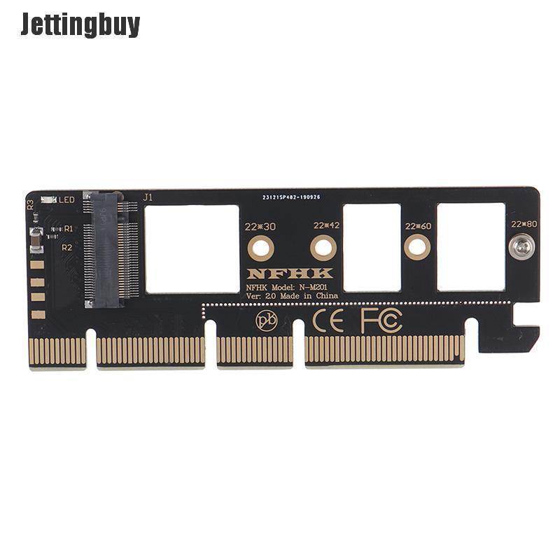 Jettingbuy PCIe NVMe  Ngff Ssd Sang Pci-e Pci Express  Chuyển  Đổi Thẻ Chuyển Đổi - MixASale