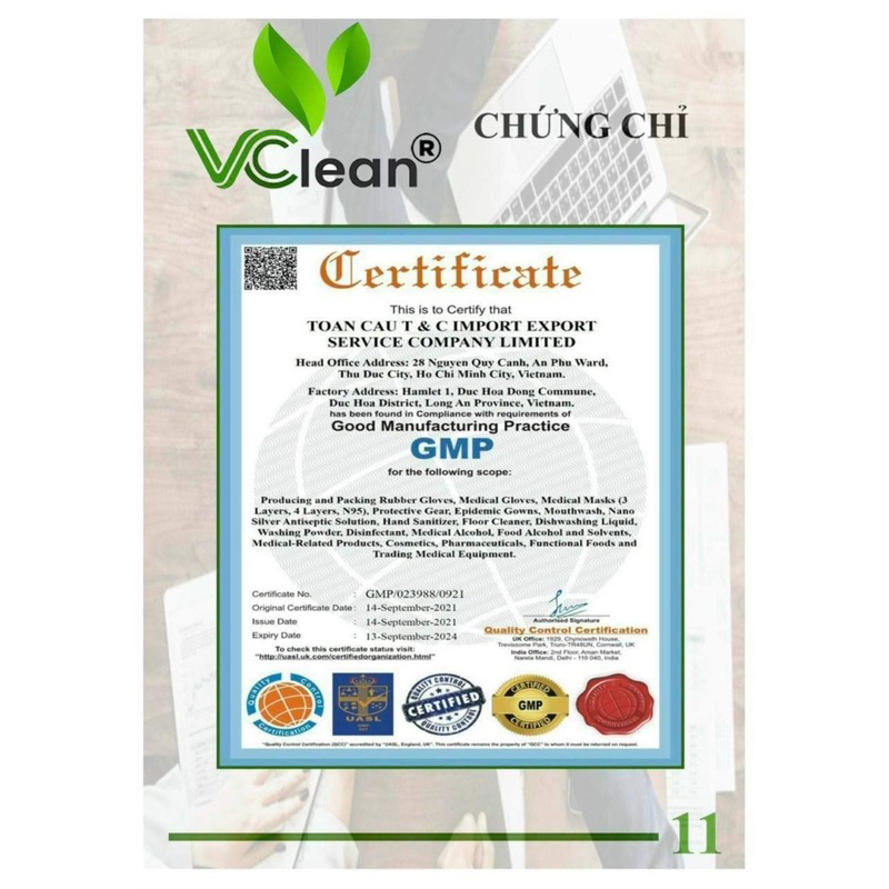 CỒN SÁT KHUẨN 70 ĐỘ VCLEAN HƯƠNG SẢ CHAI 100ML