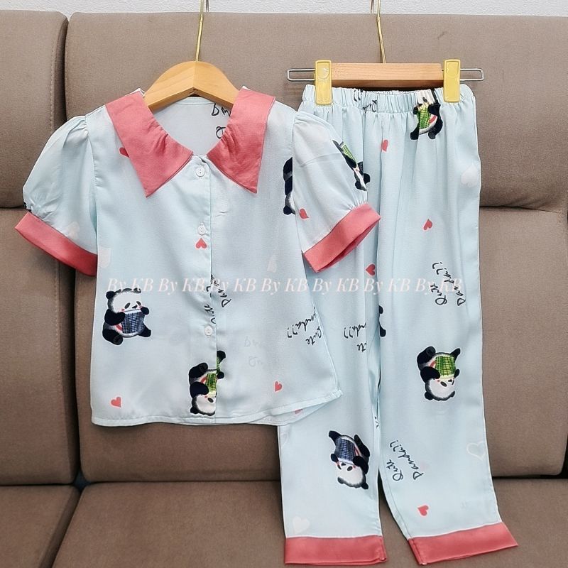 Pizama áo cộc quần dài bé gái (12_42kg)