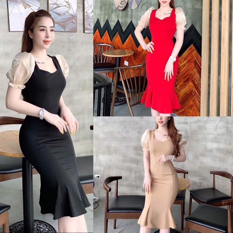 Đầm Ôm đuôi cá tôn dáng chuẩn