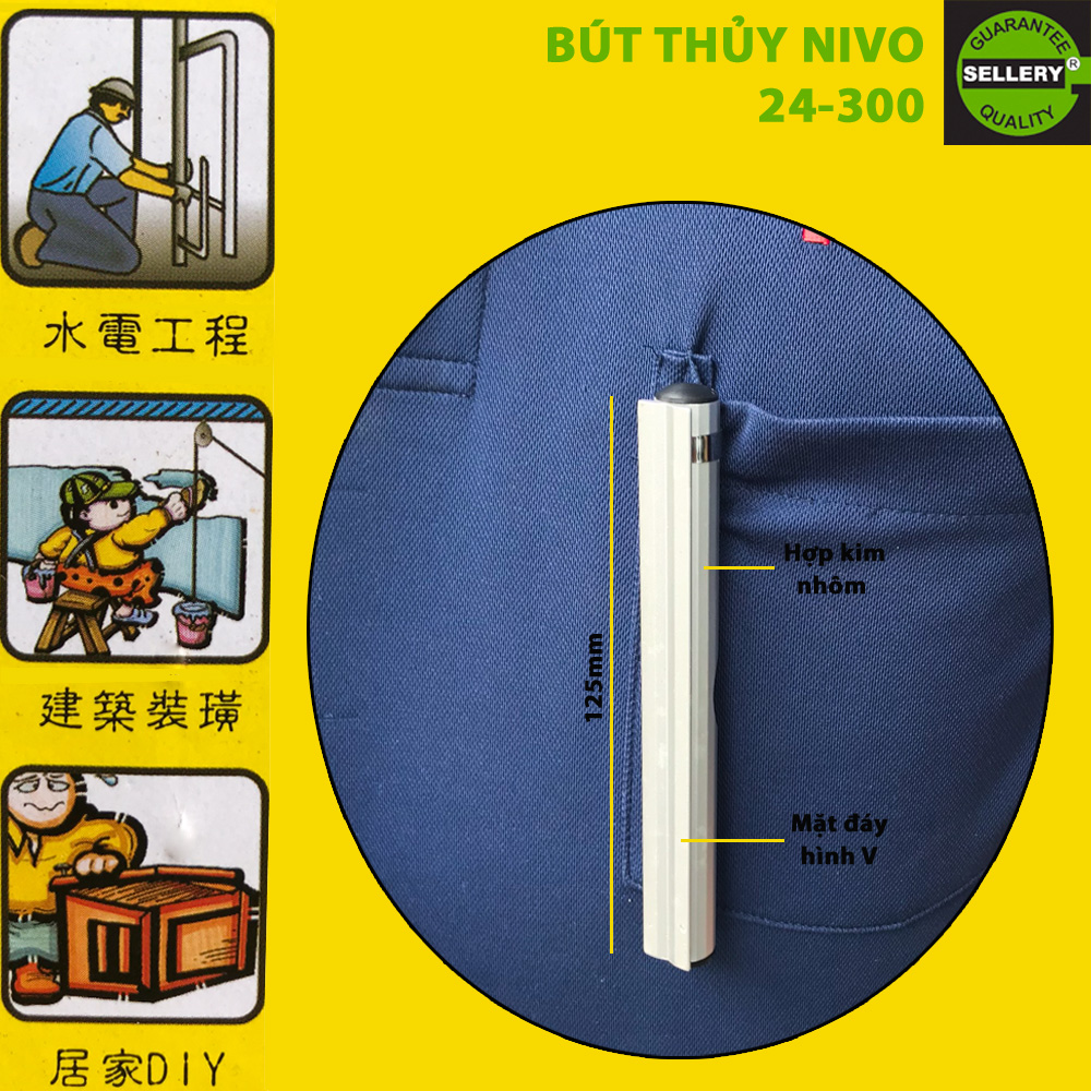Thước Thủy Ni Vo Sellery 24-300