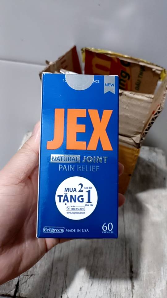 JEX NATURAL JOINT PAIN RELIEF 60 viên