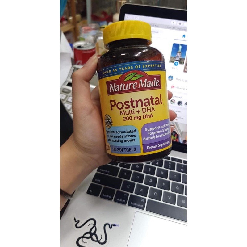 [HCM]POSNATAL MULTI + DHA 200mg 140 viên của  Mỹ