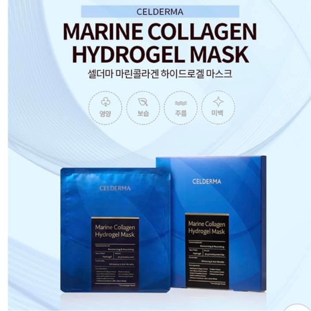 Mặt nạ collagen tươi Celderma Marine Collagen Hydrogen