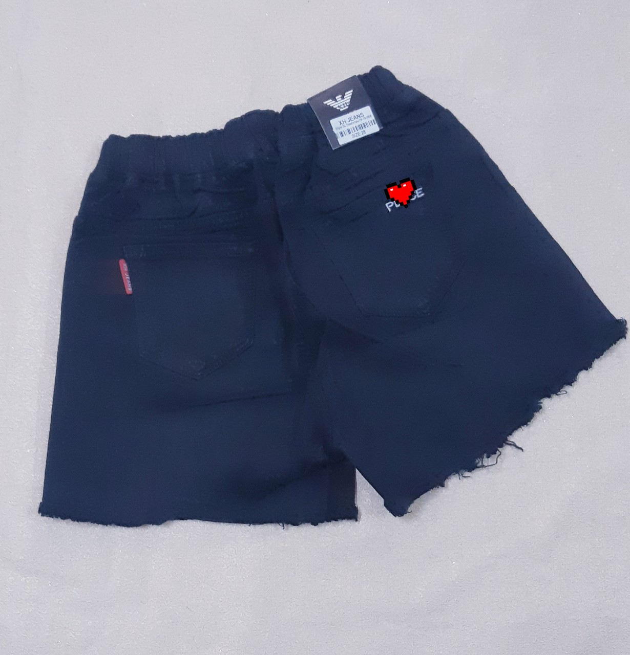 Quần short jean cho bé gái size đại