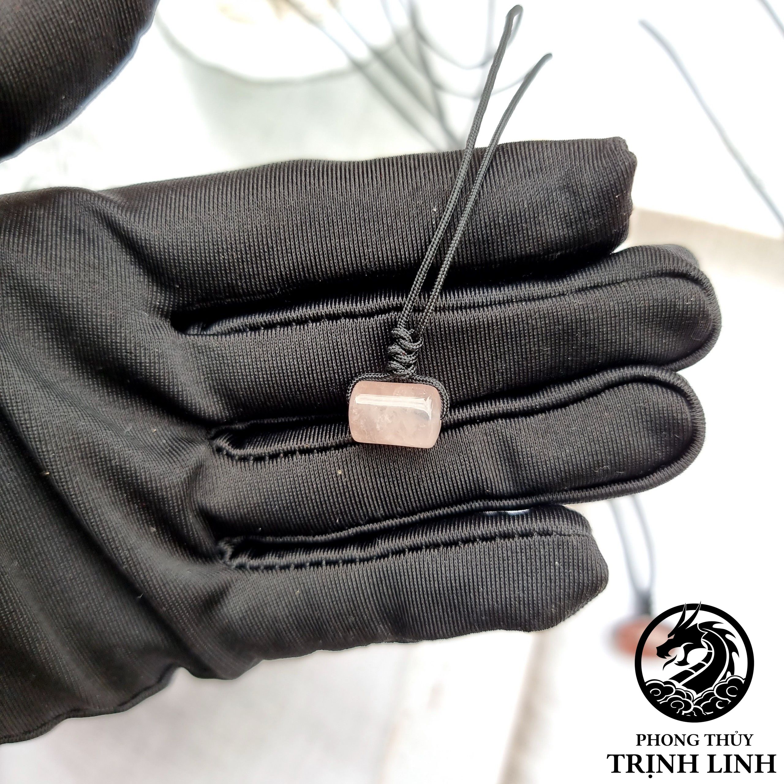 VÒNG CỔ 1 HẠT ĐÁ THẠCH ANH LU THỐNG