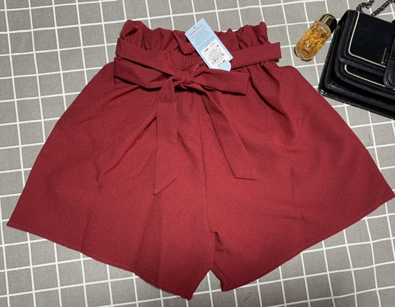 Quần cột nơ ống rộng ( quần kate)