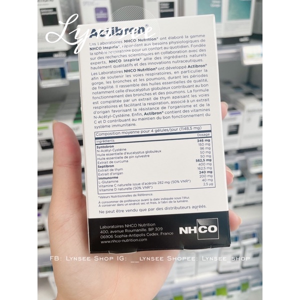Actibron -thải độc phổi của Pháp có bill