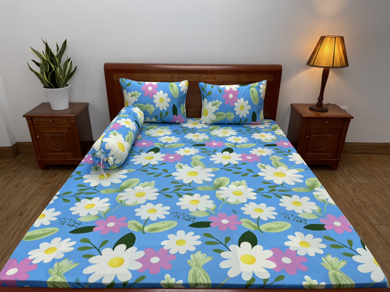 Bộ ga giường 1m8*2m nệm 20-25cm