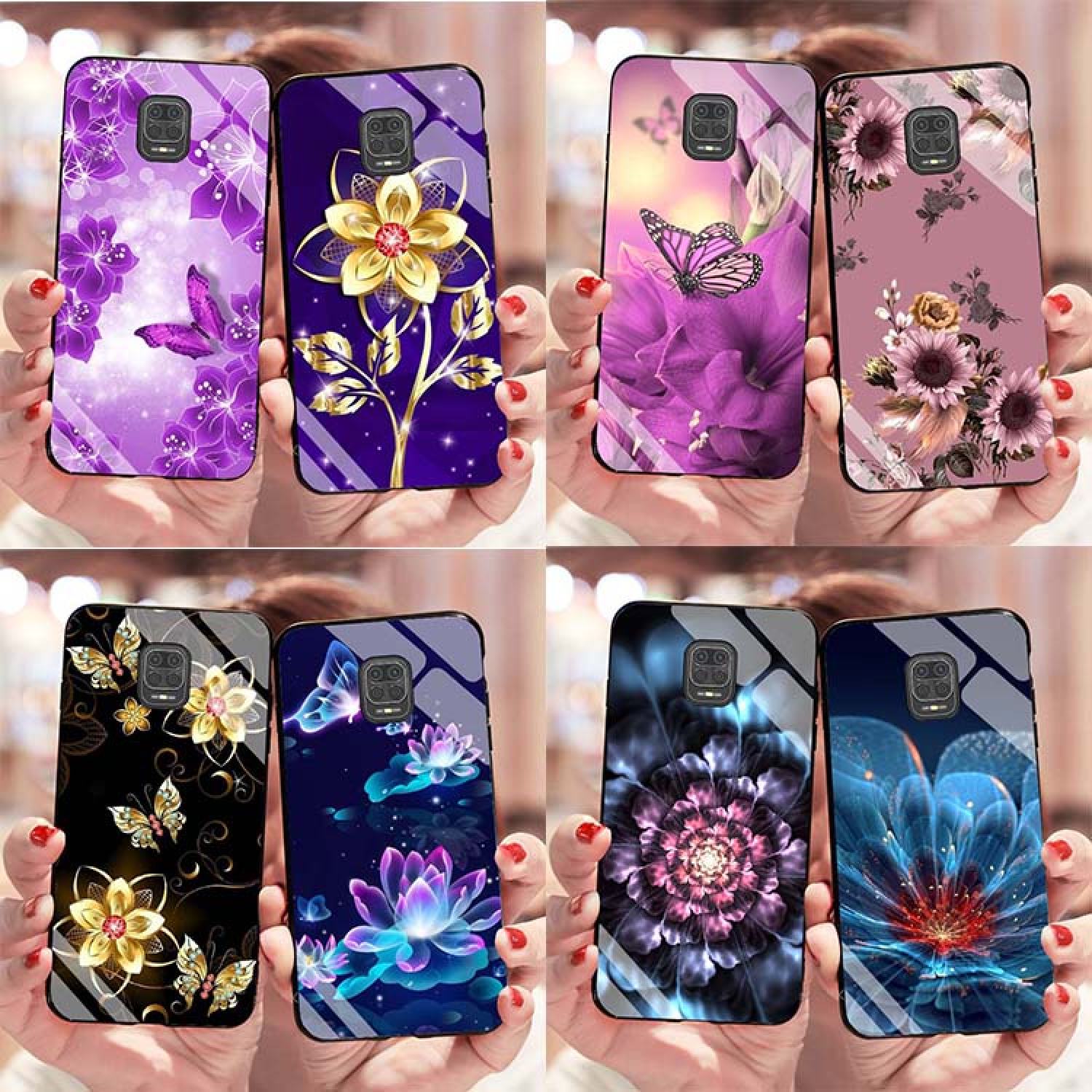 Ốp Xiaomi Redmi Note 9, Note 9s, Note 9 Pro Lưng Kính Cường Lực Mới ƞhất