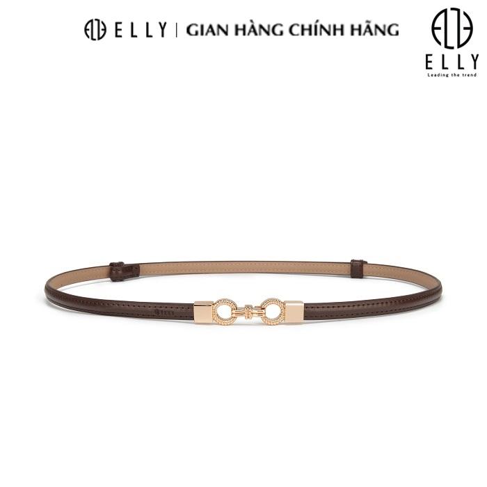 [Brand Day] Dây thắt lưng nữ cao cấp da thật ELLY – ED71