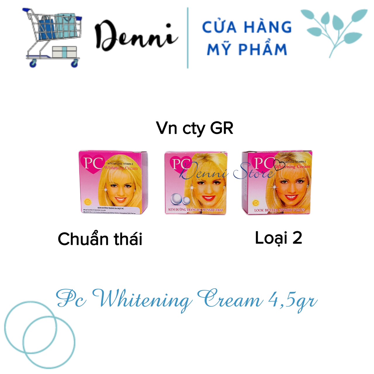 Hộp kem PC Thái Lan Dưỡng Sáng Da 4.5g