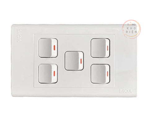 Mặt hạt công tắc LiOA (âm tường + lắp nổi)