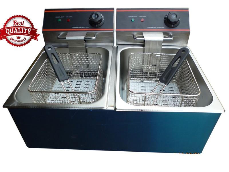 Bếp chiên nhúng đôi công nghiệp COMMERCIALModel82