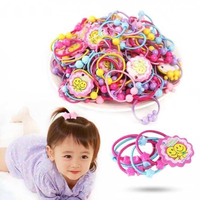 10 sợi chun buộc tóc cho bé các màu - Giới hạn 1 sản phẩm/khách hàng