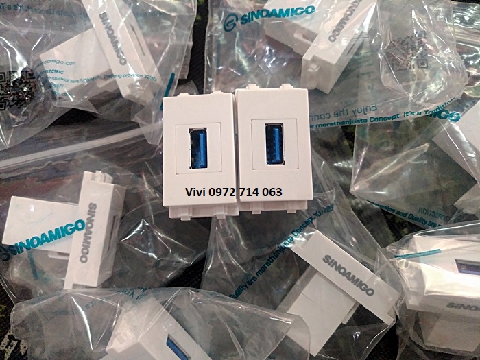 Nhân, Hạt ổ cắm USB 3.0 DATA lắp âm tường