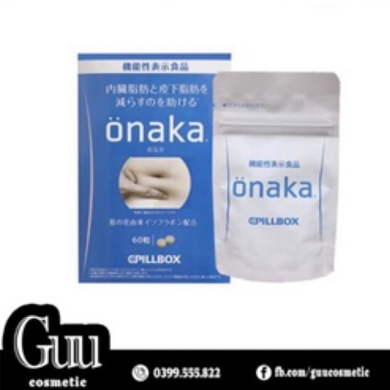 Viên uống giảm mỡ bụng Onaka 60 viên Nhật Bản nhập khẩu