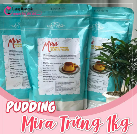 Pudding Mira 200gr  Chiêt lẻ ra túi zip từ gói 1kg