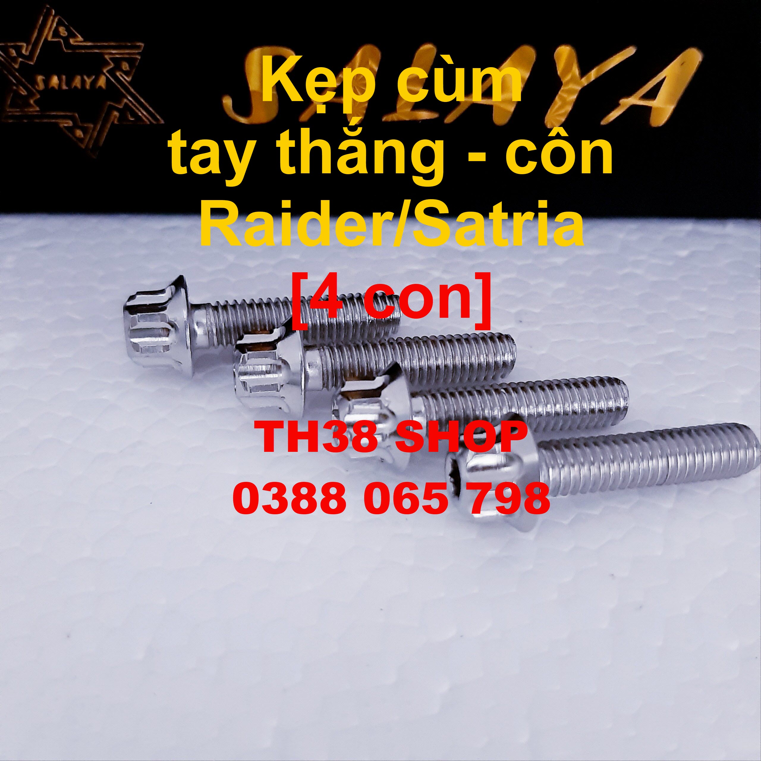 ốc kẹp tay thắng côn raider, satria [4 con]