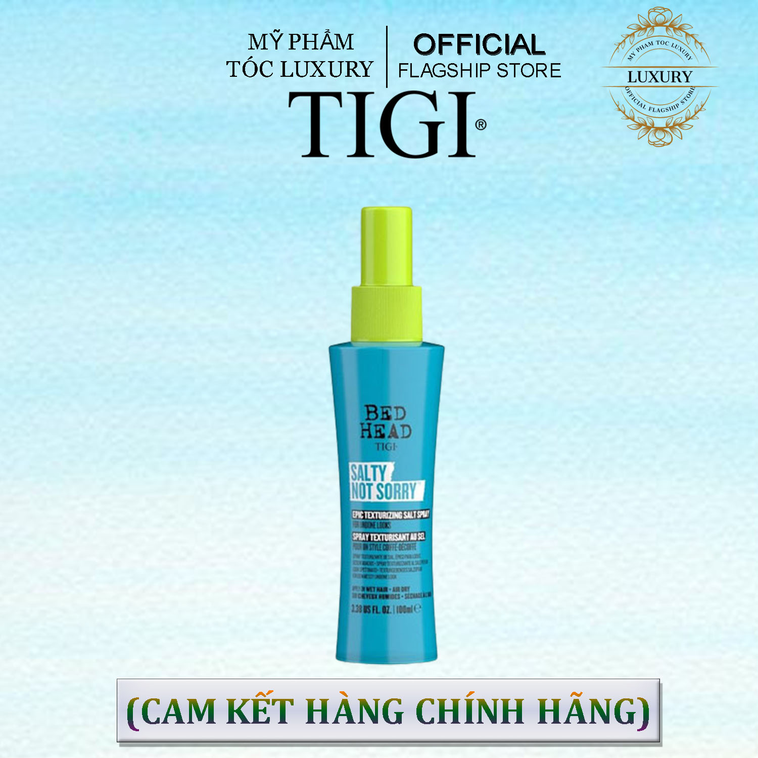 [Tigi] Xịt phồng tóc muối biển Tigi bed Head 100ml