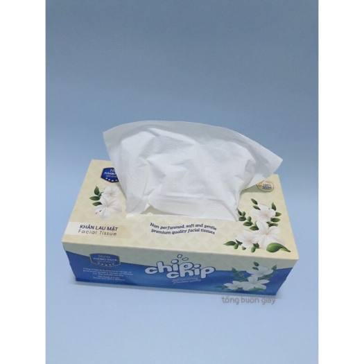[Freeship] KHĂN GIẤY LỤA RÚT CAO CẤP CHIP CHIP 285 TỜ X 2 LỚP