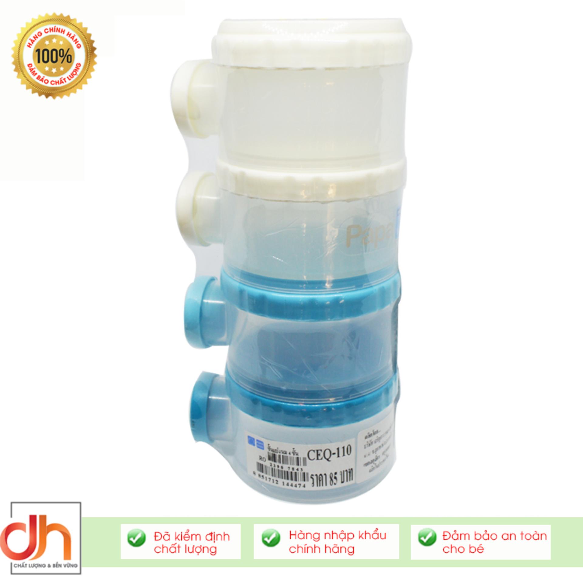 Hộp Đựng Sữa 4 ngăn PAPA Thái Lan (CEQ110)