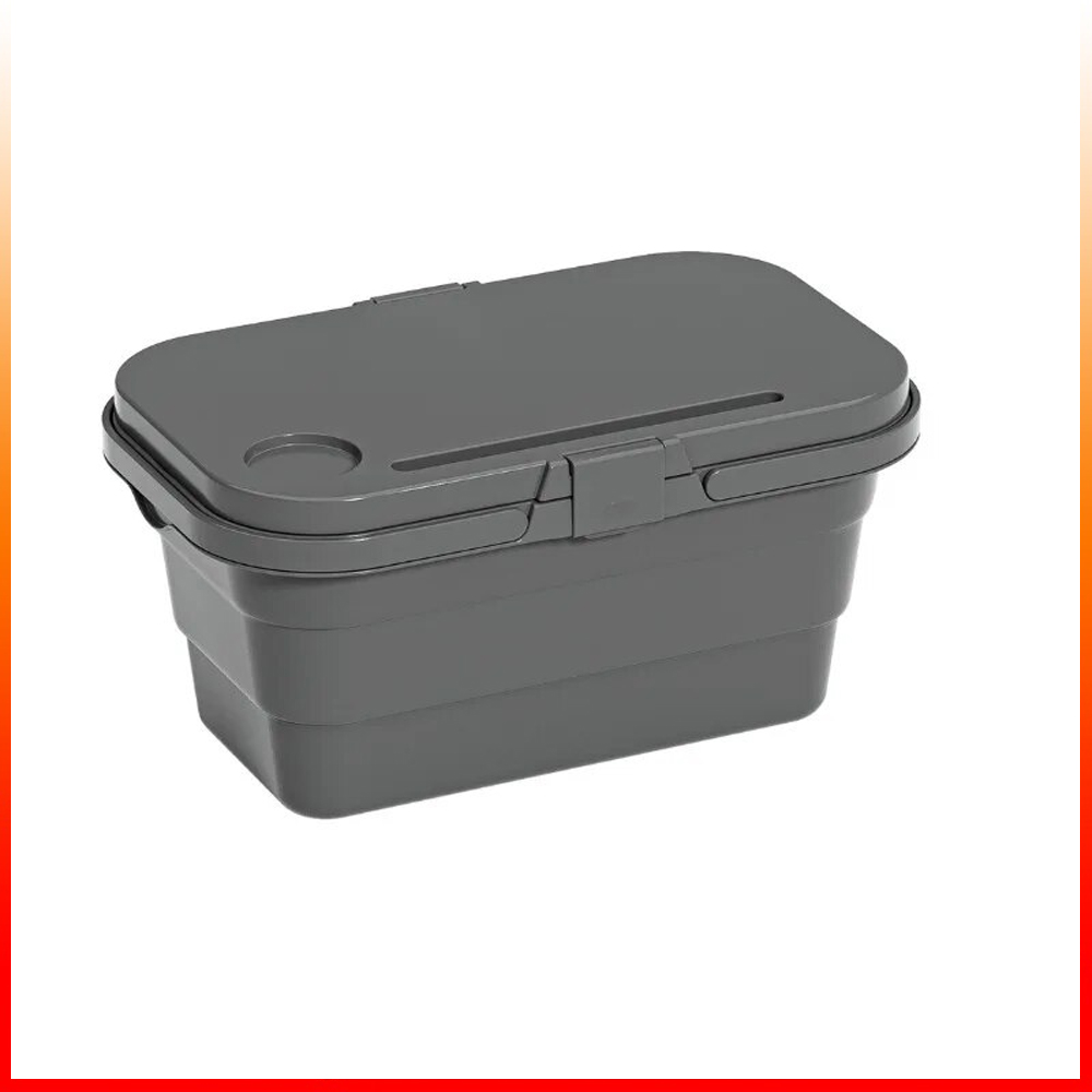 Thùng nhựa gấp gọn, thùng đựng đồ ướt xếp gọn trên ô tô ,thùng đựng đồ kèm mặt bàn, hộp nhựa xếp gọn du lịch, cắm trại dã ngoại