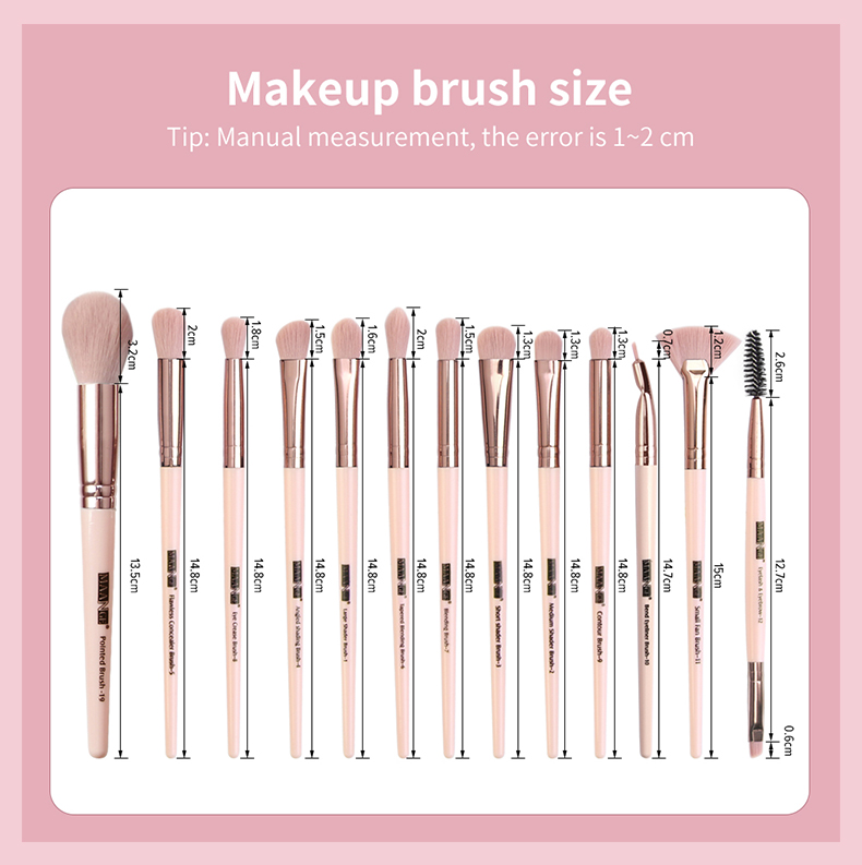 Bộ 13 Cọ Trang Điểm MAANGE Chuyên Nghiệp