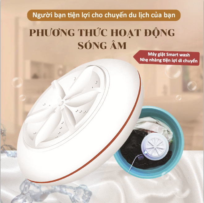 [HCM]Máy giặt thông minh mini Smart Wash Nexis
